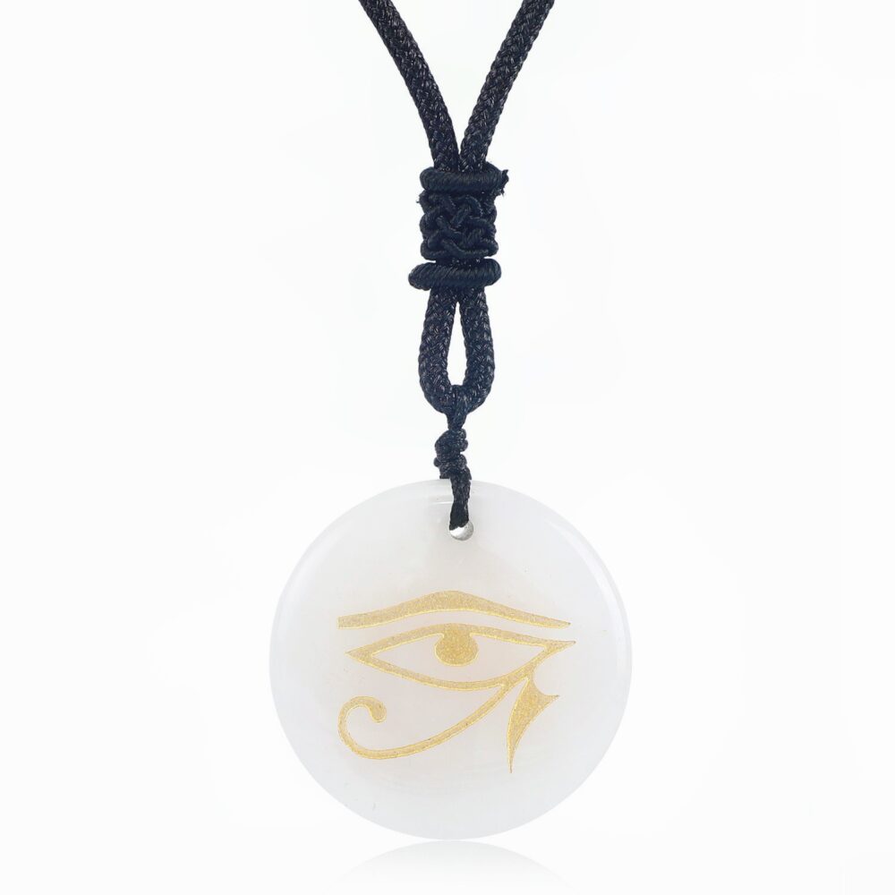 The Eye of Horus Clear Quartz Necklace