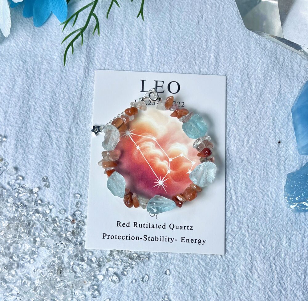 Leo - Eternal Zodiac Kristallarmband für spirituelle Verbindung