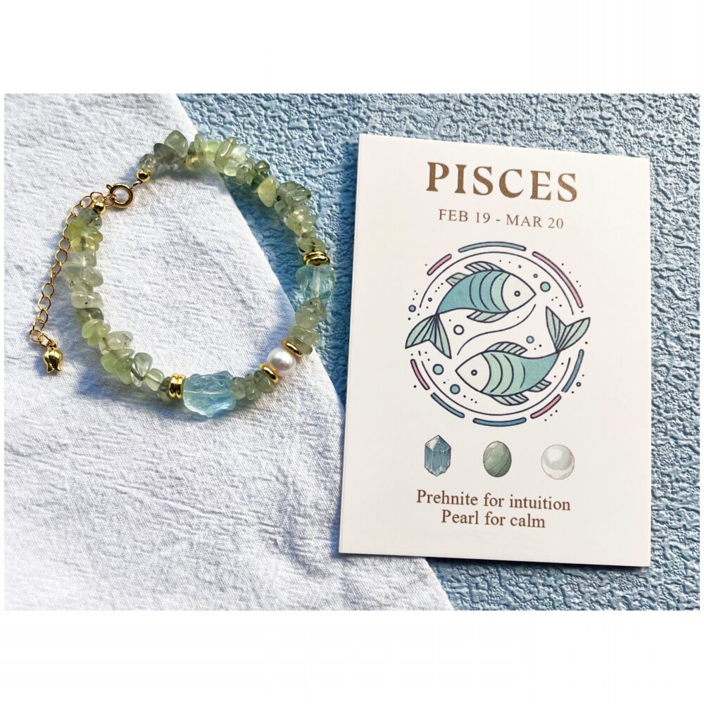 Pisces - Harmony Pearls Zodiac Sign Bracelet for Balanced Energy