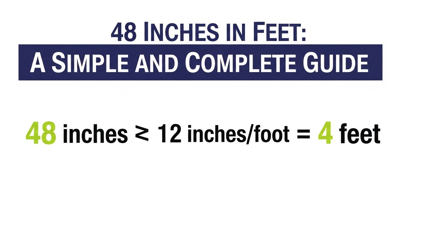 48 Inches in Feet